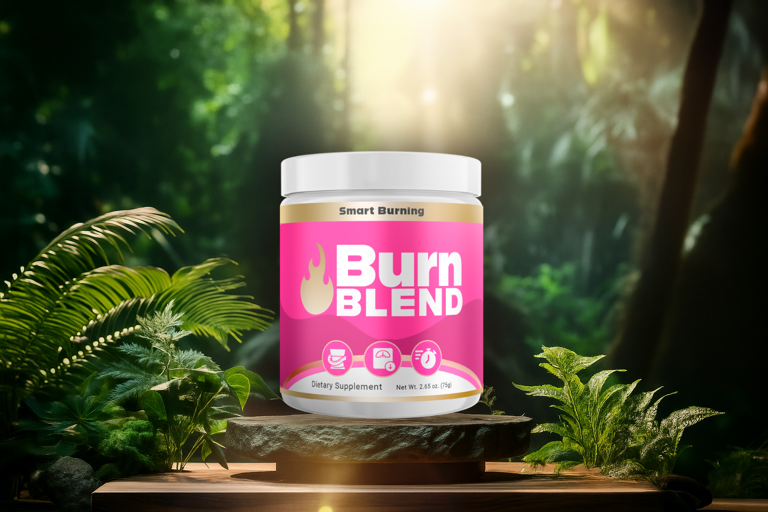 BurnBlend bottle
